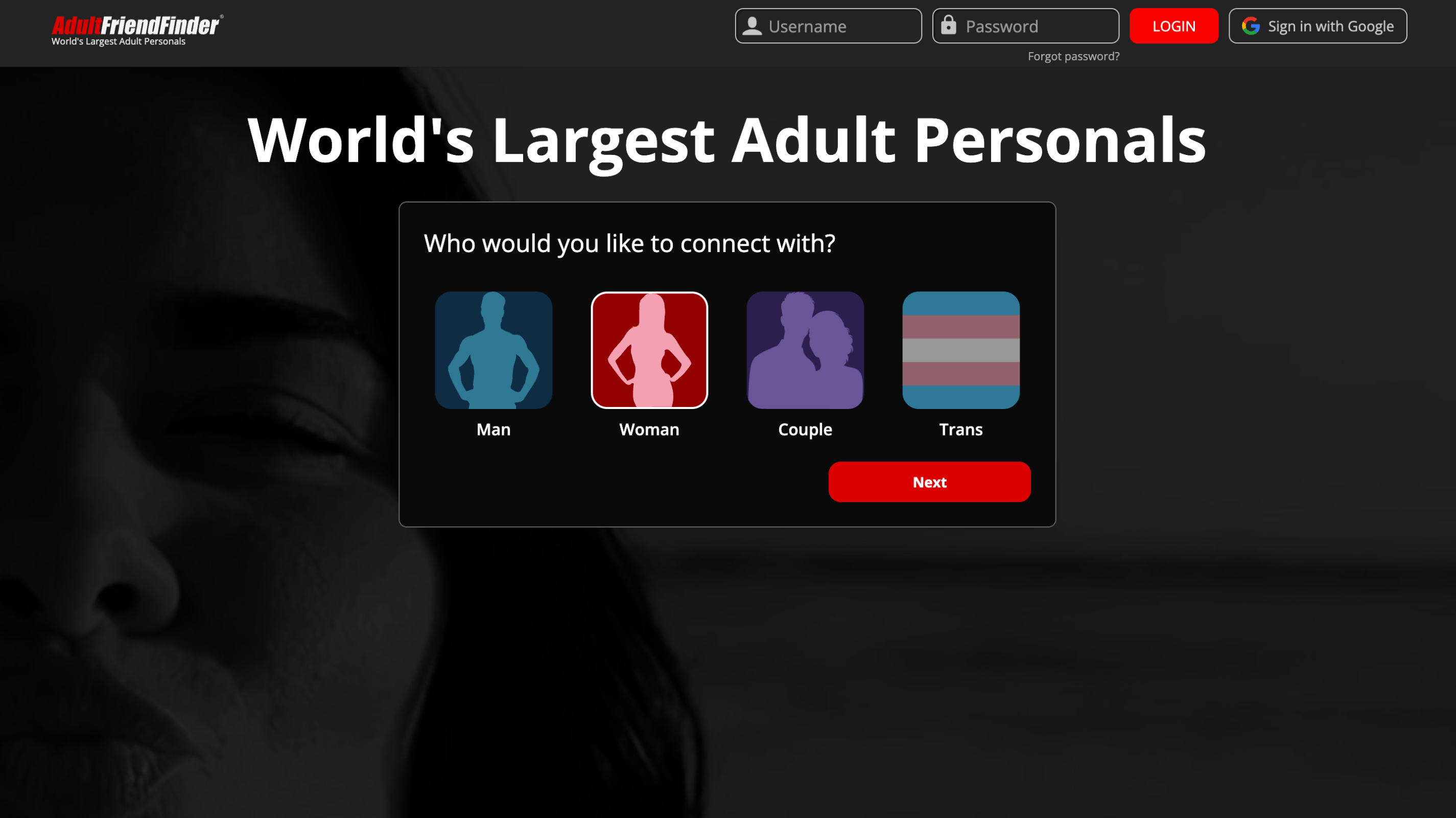 Adult friend finder